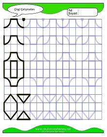 Çizgi Çalışma Sayfaları